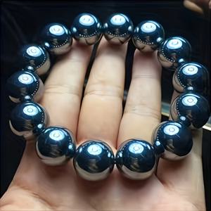 TEMU 그녀/남자를 위한 선물 테라헤르츠, 천연 소재, 스타일리시하고 , 행운의 부, 성격 향상, 남녀공용, 커플 필수품, 선물, 자신감 향상, 고급스러운 작은 선물, 비즈, 팔찌, 손목 밴드, 선물 패키지