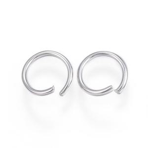 TEMU 1000개 304 스테인리스 스틸 오픈 점프 링 5~10x0.7~1.4mm, 보석 제작용 점프 링, 보석 제작 재료, 공예 재료, 광택 마감, 내구성 있는 구조, 공예 재료, DIY 공예가