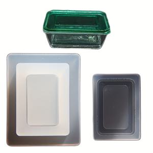 TEMU 귀여운 미니어처 도시락 레진 공예 몰드, 뚜껑 포함 초미니 사이즈, 작은 상자, 수제 프로젝트용 고탄성 실리콘 몰드