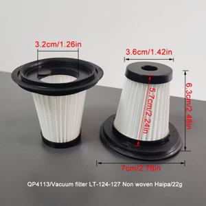 TEMU QP4113 흡수되지 않는 진공 필터 LT124127, 25G 부직포 HEPA 원단 재질