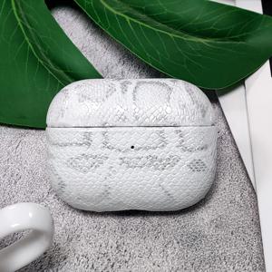 TEMU 에어팟 Pro3 호환 스타일리시 뱀 패턴 가죽 케이스, 에어팟 1/2/3/4/Pro/Pro2 무선 이어폰에 적합