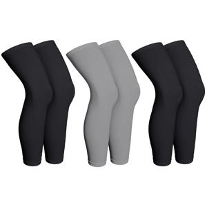 TEMU 보온 레그 슬리브 3켤레, 겨울철 달리기 사이클링용 니하이 레그 슬리브, 남녀공용 아웃도어 스포츠 장비, 풋리스 디자인, 크리스마스 선물 아이디어