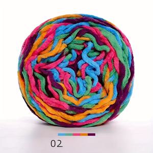 TEMU 신발, 시트, 담요 등 뜨개질 프로젝트에 적합한 두꺼운 컬러 털실 190그램 묶음. 남녀 모두를 위한 스카프 제작에 완벽합니다.