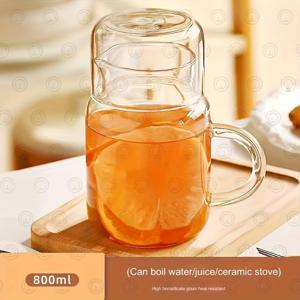 TEMU 27.05온스 대용량 내열 유리컵 세트: 뚜껑 디자인, 주스, 커피, 침대 옆 음료, 차, 우유에 적합하며 가정, 사무실, 레스토랑에 이상적인 선택이며 커피와 차를 위한 스타일리시한 동반자