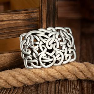 TEMU 1 빈티지 웨스턴 남성용 노벨티 벨트 버클 | 바이킹 스타일, 합금, 은회색, 사각 버튼, 비직물 소재, 선물용으로 이상적