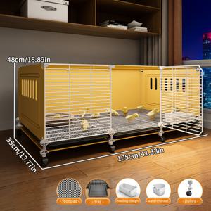 TEMU 가정용 사육장 사육 케이지 닭장, 실내용 암호화된 가정용 닭장. 튼튼하고 내구성이 뛰어나며 조립이 쉬우며 닭, 오리, 거위에 적합합니다.
