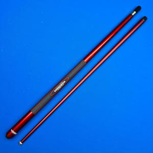 TEMU WXWSDDSS 브랜드 13mm 저향력 큐 스틱, 전문가용 레드 메탈릭 페인트 엔드 및 전면 섹션의 유리 섬유 구조, 다층 가죽 팁, 스테인리스 스틸 퀵 릴리스 조인트 장착