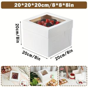 TEMU 인기 4개 케이크 상자 세트 (8