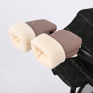 TEMU 유모차용 따뜻한 장갑, 두꺼운 기모 안감으로 겨울 바람과 추위를 차단하는 핸드 미트