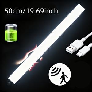 TEMU NBBUFF 모션 감지 LED 조명 (3가지 색온도, 밝기 조절, 360° 인체 감지 센서, USB 충전 지원). 침실, 침대 옆, 계단, 캐비닛, 책상 등에 적합