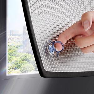 TEMU ZICHENHOME 블랙 단열 커튼 - 접착식 PVC 창문 커튼, 효율적이고 현대적인 디자인, 쉬운 설치 (침실용) - 겨울철 보온 및 프라이버시, 밀폐 시스템 작동