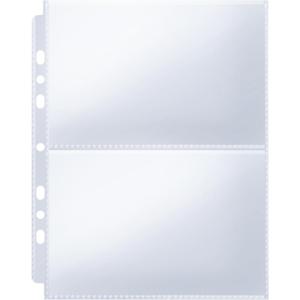 TEMU 40포켓 투명 플라스틱 바인더 슬리브 시트 (7홀 펀치 포함) - A5 바인더 호환 (6/3/2링 호환), 총 40포켓 (2/페이지), 사진 및 카드 홀더, 사무용, 스크랩북, 트레이딩 카드 앨범용 포켓 보호 커버