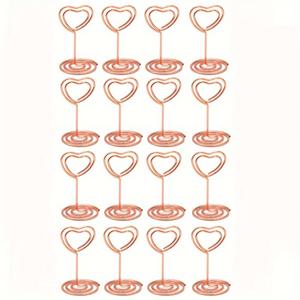 TEMU 16개 세트 우아한 골드 하트형 메탈 플레이스 카드 홀더 - 웨딩 테이블 번호, 호텔 이벤트 좌석, 사진 디스플레이 & 메뉴 클립, 할로윈, 크리스마스 이벤트 & 파티 용품, 크리스마스, 새해, , 파티 이벤트용