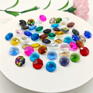 TEMU 14mm 유리 구슬 50개입, 선캐쳐 제작에 적합, 팔각형 모양, 장식, 정원 장식, 결혼식 및 휴일 장식, 창문 장식, 크리스마스 트리 장식 및 유리 선캐쳐에 완벽