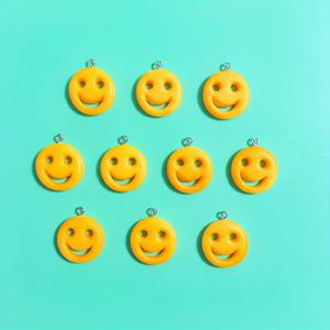 TEMU 10개입 웃는 감자 팬케이크 수제 주얼리 펜던트 귀걸이 체인 액세서리 창의적인 선물 귀걸이 목걸이 팔찌 가방참 레진 부품