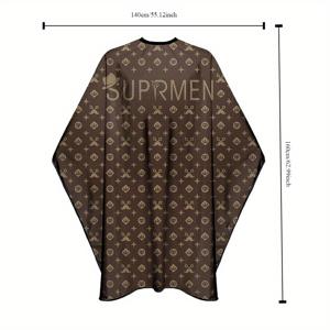 TEMU 프린트 펌 및 염색용 헤어 커팅 천, 비접착 방전 이발소 전용 전문가용 고급 미용실 헤어 커팅 천