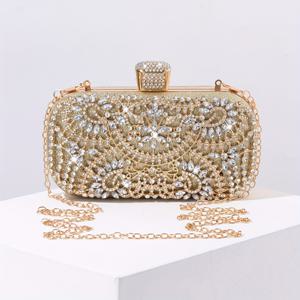 TEMU 반짝이는 장식의 이브닝 클러치, 여성용 스타일리시한 핸드백, 포멀 드레스를 위한 고급스러운 하이엔드 지갑, 결혼식, 파티, 졸업 파티에 완벽, 여성 선물, 나이트클럽, 드레스 코디네이션 및 화장품에 적합