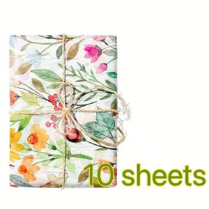 TEMU 10/30 새로운 플로럴 패턴 티슈 페이퍼, 20인치 X 14인치 선물 포장지, 반투명 티슈 페이퍼, 봄, 여름, 부활절, 크리스마스, 어버이날, 결혼식, 생일 및 휴일 선물 포장에 적합