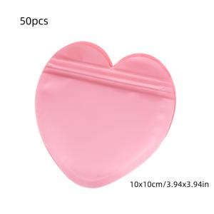 TEMU 50개 마카롱 테마 주얼리 자체 밀봉 백, 주얼리, 사탕 또는 음식을 선물하기에 완벽합니다. 이 밀봉 지퍼 백은 소매점 주얼리 진열에 이상적입니다.