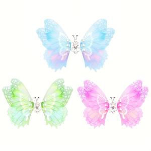 TEMU 3D 움직이는 나비 차량 장식 세트 3개 - 차량 내부 장식에 완벽한 3D 움직이는 나비, 대부분의 차량 모델과 호환, 자동차 용품 | 차량 장식 | 차량 액세서리 | 노란색, 녹색 및 분홍색으로 제공. 세 가지 색상 옵션