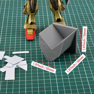 TEMU 30도, 45도, 90도, 120도, 135도, 150도 각도 연마가 가능한 건담 모델 플라스틱 보드 제작 보조 도구, 각도 연마 모델용 고정 장치