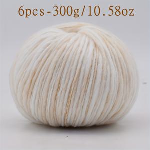 TEMU 호주산 양모 럭셔리 니트 실 6개입, 300g, 멀티컬러, 스웨터, 스카프, 모자, 장갑, 양말, 가방니트, 수공예품 뜨개질 및 코바늘 뜨개질용, 매우 부드럽고 생생한 혼합 색상, 가을 겨울철 보온용