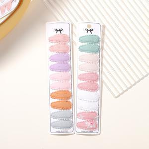 TEMU 20pcs 귀여운 아기 소녀 물방울 모양의 헤어 클립 꽃 모자를 쓰고 있죠 헤어 액세서리