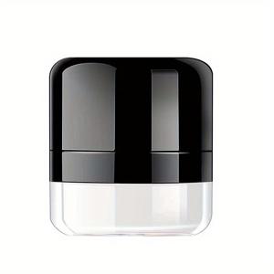 TEMU 1개 휴대용 버섯 화장품 파우더 컨테이너 - 내장 거울이 있는 넉넉한 루스 파우더 홀더, 여행용 디자인, 다기능 화장품 용기 - 뷰티 애호가를 위한 완벽한 여행 액세서리