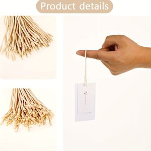 TEMU 250개 의 패션 핑크 스냅 잠금 핀이 달린 천을 매달 수 있는 태그 스트링, 옷, 선물 가방, 가격 태그, 벨트, 수하물 라벨, 포장 재료에 사용할 수 있는 내구성이 뛰어난 로프 타이