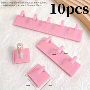 TEMU 일본 스타일 캣아이 인조 손톱용 탈부착형 네일 지지대, 자석 끌림 없이 네일 연습용으로 디자인