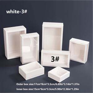 TEMU 여자/남자 선물 세트, 뚜껑이 있는 10개 풀아웃 선물 상자 세트 - 창문과 서랍 정리함이 있는 스타일리시한 디스플레이로 안전한 잠금을 보장하며, 보석, 파티 답례품, 휴일, 생일 및 결혼식에 이상적 - (분리된 칸막이가 있는 10개 상자)