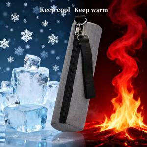 TEMU 캠핑, 여행, 골프, 파티용 휴대용 보온 쿨러백 - 아이스팩 호환, 음식 비접촉 냉음료 보관 튜브, 사이클링, 휴가 등에 이상적인 아웃도어 선물 - 실린더형|골프얼음주머니