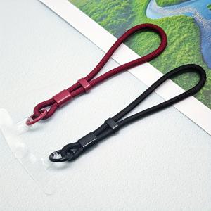 TEMU 2개 세트 심플 조절 가능한 자동 잠금 휴대폰 목걸이 & 손목 스트랩, 폴리에스터 브레이드 케이스 슬링, 여행용 휴대성, 여성 휴가 선물