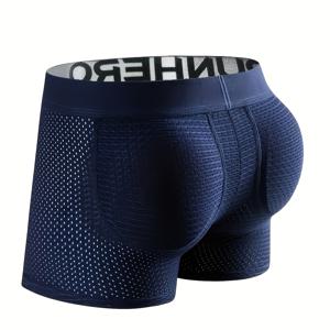 TEMU 남성용 드로즈 팬티 (시트 패드 포함) | 신축성 좋은 폴리아미드, 통기성 메쉬, 속건성, 흡습성, 편안한 넉넉한 사이즈로 데일리 및 캐주얼룩에 적합