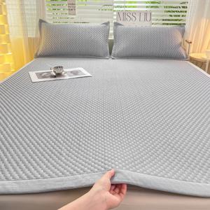 TEMU 슈퍼쿨링 냉감 침대패드 아이스 실크 여름 침대패드 매트리스 패드