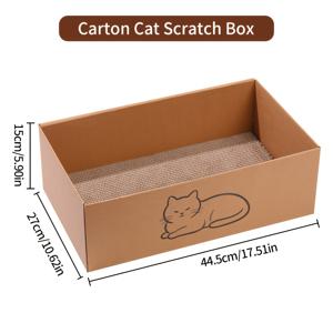 TEMU 분리형 고양이 스크래칭 패드 및 침대 | 골판지, 세척 용이, 내구성, 고양이에게 적합