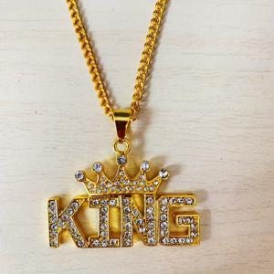 TEMU 1개 남녀공용 아이스 아웃 쿠바 체인 목걸이 K 도금 - 아이스 아웃 펜던트, 데일리웨어, 파티, 연중 럭셔리 주얼리 선물