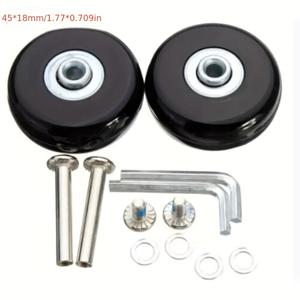 TEMU 캐스터 무소음 수리 교체용 내구성 여행 가방 바퀴 캐리어 부품 축 내마모성 유연