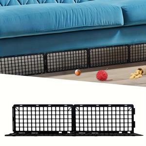 TEMU 소파 밑 블로커 12개 세트 - 침대, 소파, 가구 아래로 들어가는 것을 방지 (블랙)