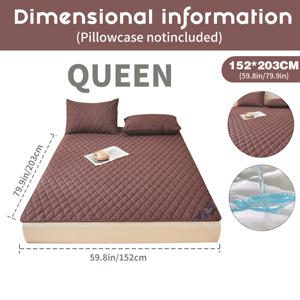 TEMU 베개커버나 베개 안감 없이도 사용 가능한 부드럽고 편안한 다색 방수 수분 흡수 매트리스 보호 커버 1개, 침실 및 게스트룸에 적합한 얼룩과 먼지 방지 기능이 있는 침구용 멀티펑셔널 방수 매트리스 보호 커버