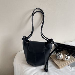 TEMU 여성용 빈티지 버킷백 - 조절 가능한 크로스바디/숄더 스트랩, 플립탑 뚜껑 & 지퍼 클로저 - 내구성 있는 패브릭 핸드백, 일상 사용 및 여행에 적합 - 컴팩트하면서도 넉넉한 디자인, 노르딕- 스타일