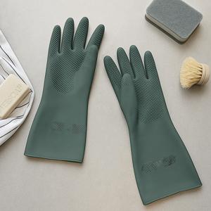 TEMU 가쯔 두꺼운 라텍스 주방용 고무장갑 5개