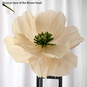 TEMU 종이 꽃 웨딩 소품, 창문 디스플레이, 몰 장식용으로 아름답게 제작되었으며, 사진 촬영을 위한 수제 주름 종이 꽃으로 사용할 수 있습니다.