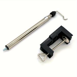 TEMU 1개 360도 회전식 그라인더 스탠드 액세서리, 미니 드릴 플렉시블 샤프트, 클램프온 스틸 전동 연삭 피팅 홀더 행거