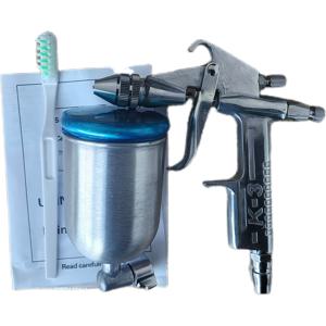 TEMU K3 수리 및 컬러링 소형 영역 스프레이 건 모델 실내 페인팅 에어브러시 미니 공압 스프레이 건 - 비전기식 사용