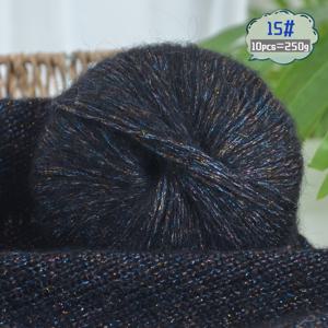 TEMU 울과 모헤어로 제작된 밝고 반짝이는 털실, 수제 선물 재료, 니트 가을/겨울 여성 패션 스웨터, 스카프, 모자, 숄, 각 10볼의 털실이 들어있는 제품