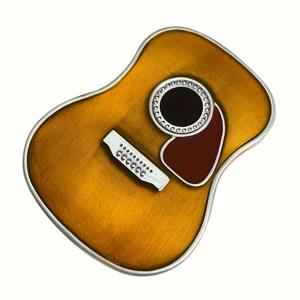 TEMU 창의적인 디자인 아연 합금 악기 기타 벨트 버클, 예술적 젊은이 및 중년층을 위한 스타일리시한 액세서리, 내구성이 뛰어나고 패셔너블함