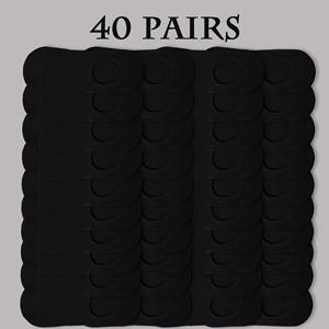 TEMU 편안함, 통기성, 가벼운 디자인을 제공하는 남성용 투명 보트 양말 40켤레, 러닝 및 일상적인 레저 활동에 적합, 남녀공용 얇은 양말