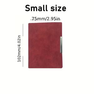 TEMU A7 미니 노트북, 대학생을 위한 포켓 사이즈 휴대용 메모장, 노트, 어휘, 숙제에 이상적