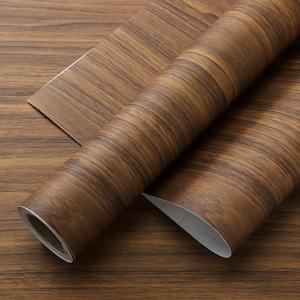 TEMU 두꺼운 나무 무늬 접착식 벽지 - 가구, 캐비닛, 침실 및 임대용 자가 접착식 벽지 - 쉽게 부착 및 제거 가능, 브라운 나무 질감 벽지, 홈 데코, 모던 & 아티스틱 배경 (118.11인치)